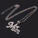 Platinum Plated Plated MUM Environmental Friendly Copper Alloy Necklace M01636