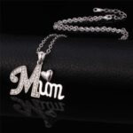 Platinum Plated Plated MUM Environmental Friendly Copper Alloy Necklace M01636
