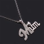 Platinum Plated Plated MUM Environmental Friendly Copper Alloy Necklace M01636