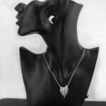 Platinum Plated Rhinestone Jewellery Set M00699