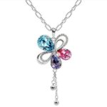 Platinum Plated Swarovski Elements Big Necklace M00268