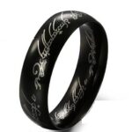 Titanium Plated Stainless Steel Ring M00715