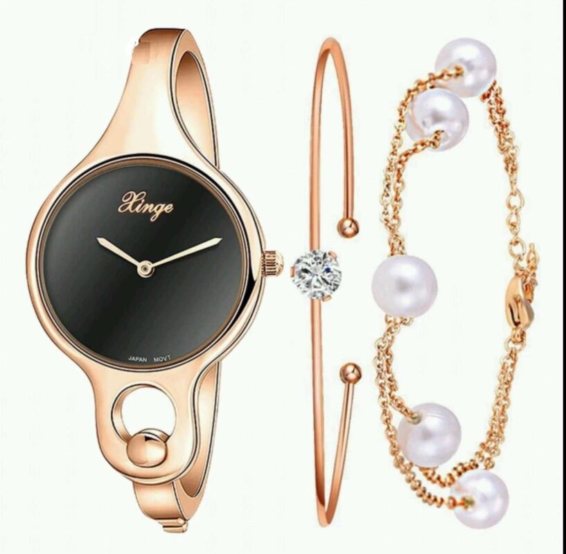 Xinge 18K Gold Plated Original Watch Set M01871