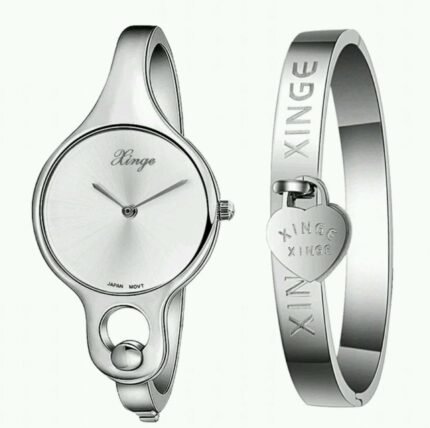 Xinge 18K White Gold Plated Original Watch Set M01870