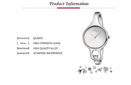Xinge 18K White Gold Plated Original Watch Set M01870