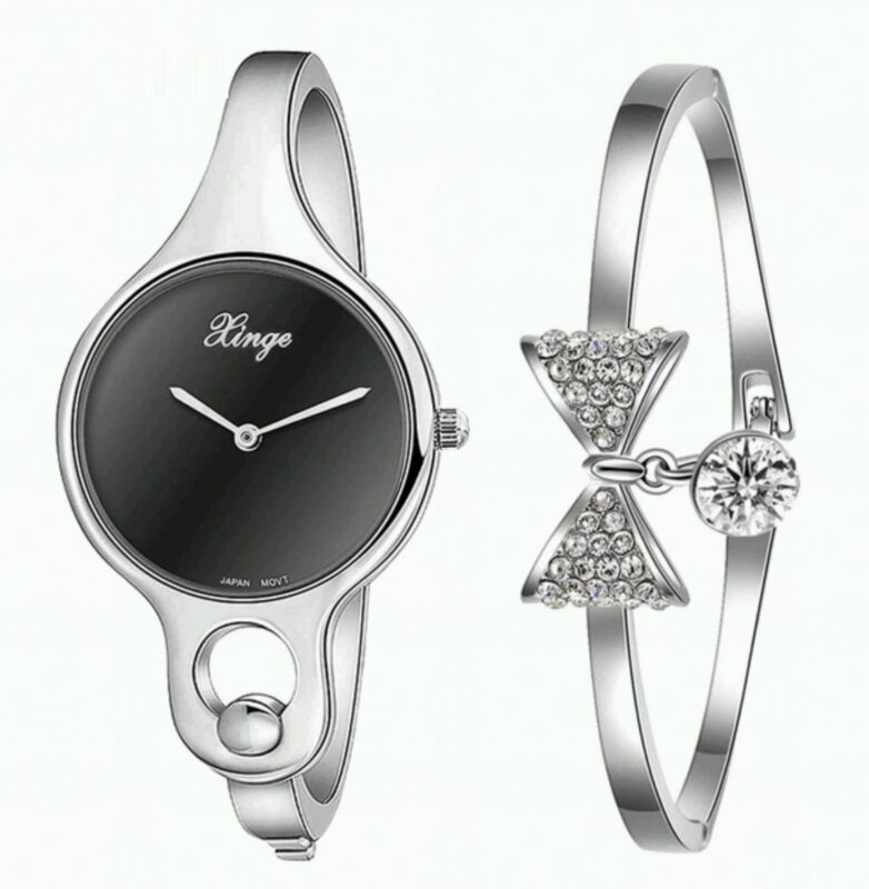 Xinge 18K White Gold Plated Original Watch Set M01872
