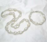 Pure 925 Sterling Silver Freashwater Pearl Jewellery Set of 3 M01437